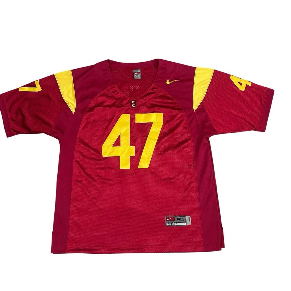 USC Trojans NCAA Football jersey sewn men's size 50 #47 Clay Matthews Nike sewn